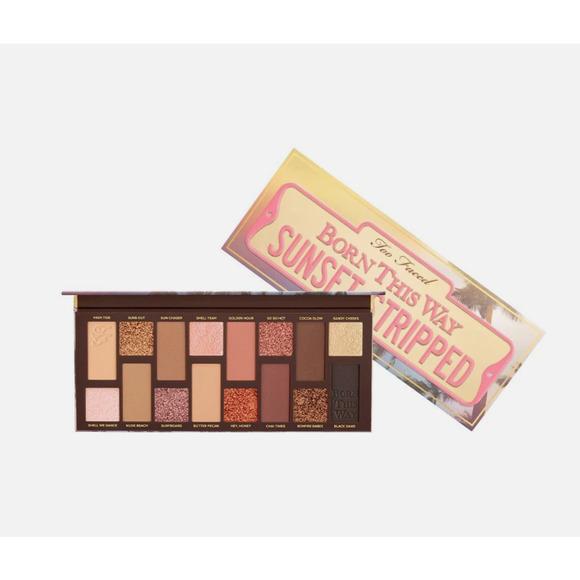 Too Faced Born This Way Sunset Stripped Eyeshadow Palette - NEW! - Picture 2 of 8